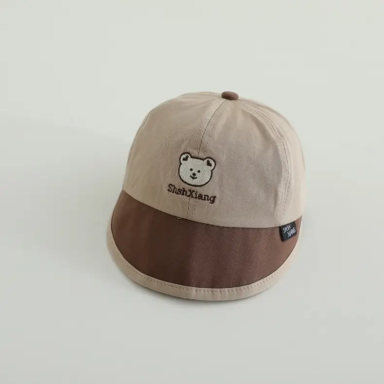 Baby Beanies Spring Autumn Bear Sun Hat Big Brim Cap — feature 21