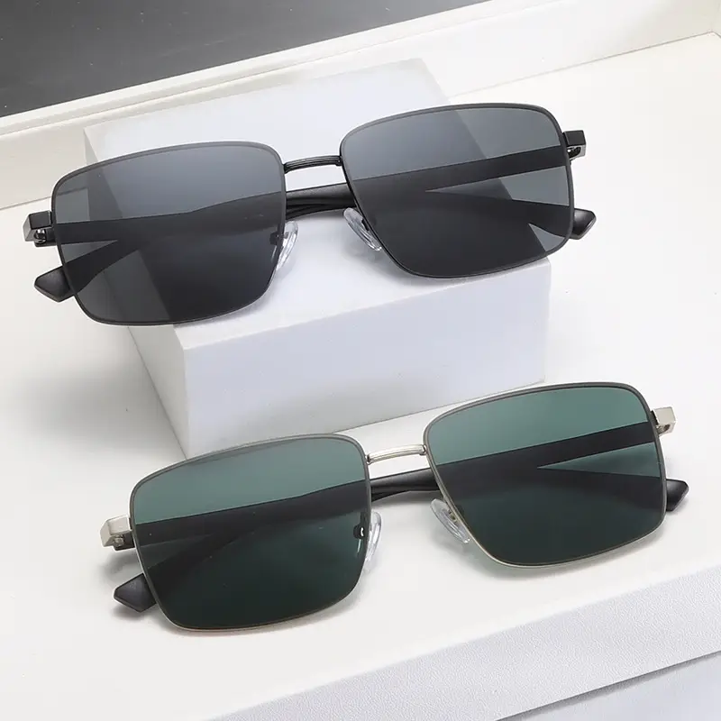 Men's Black Polarized Sunglasses Aviator Style