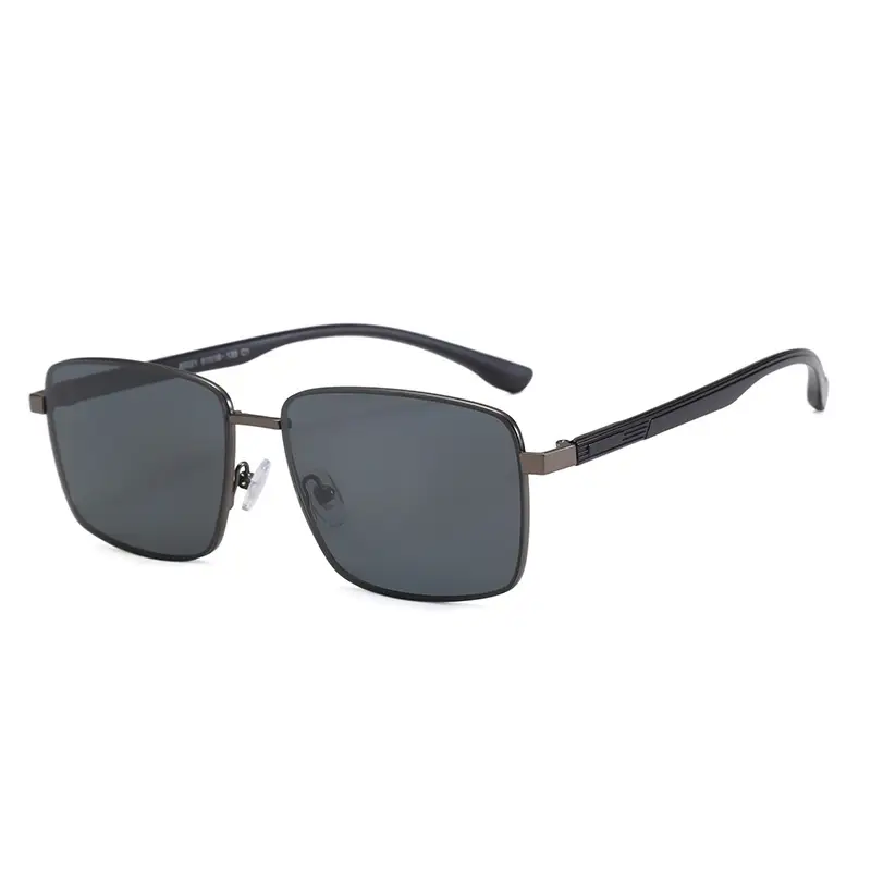 Men's Black Polarized Sunglasses Aviator Style