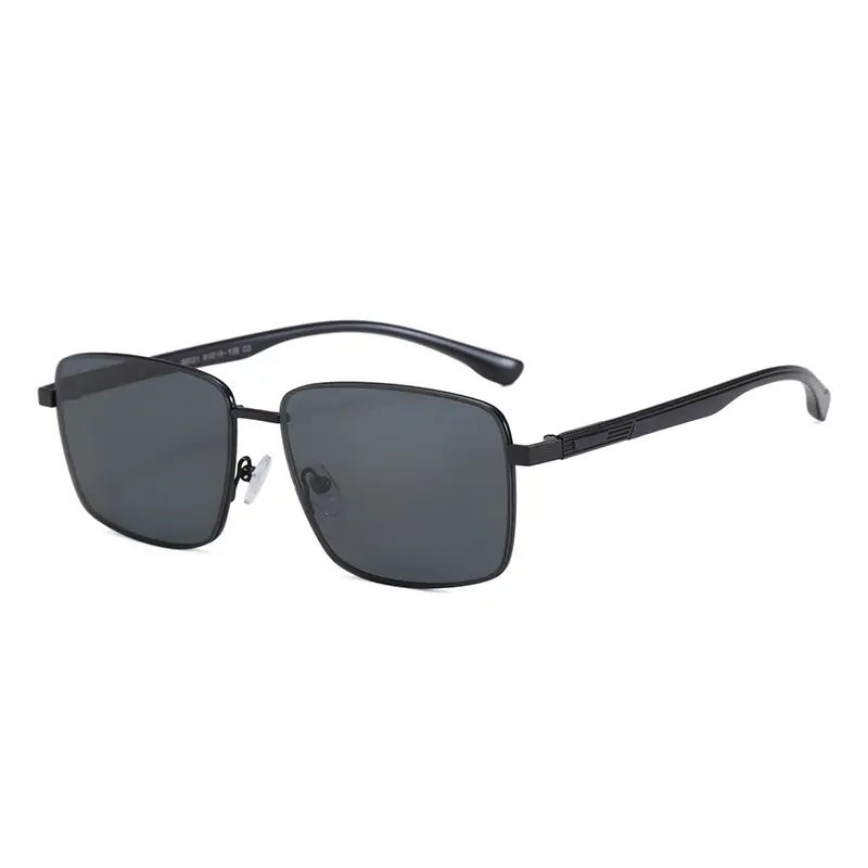Men's Black Polarized Sunglasses Aviator Style