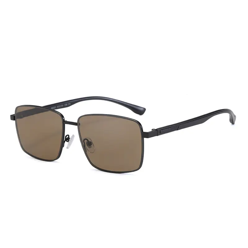 Men's Black Polarized Sunglasses Aviator Style