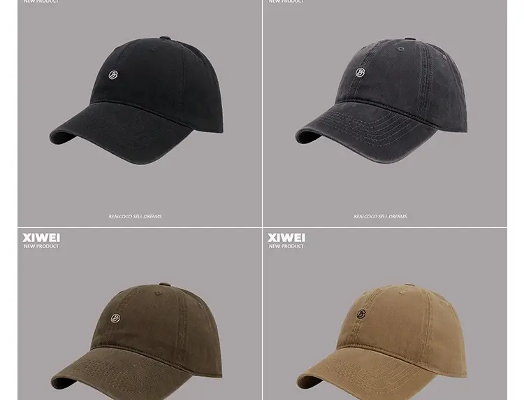 Men Tan Embroidered Baseball Cap 4 Seasons — feature 10