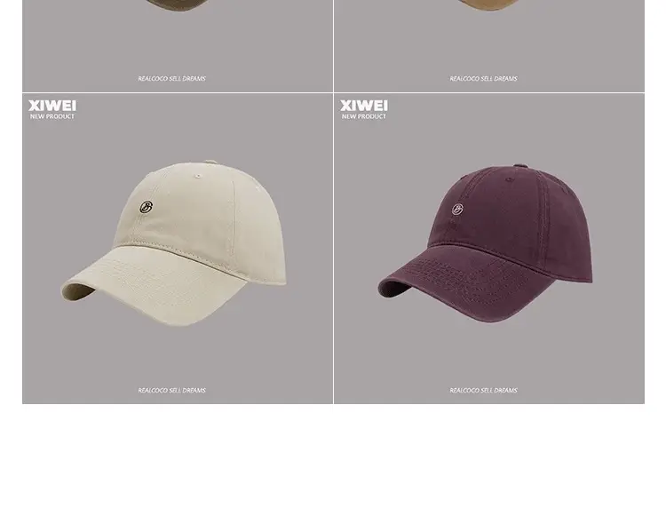 Men Tan Embroidered Baseball Cap 4 Seasons — feature 11