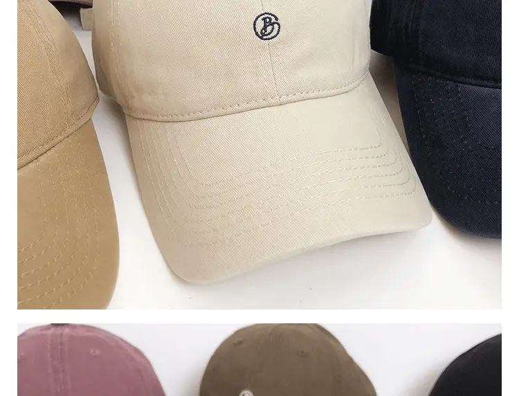 Men Tan Embroidered Baseball Cap 4 Seasons — feature 6