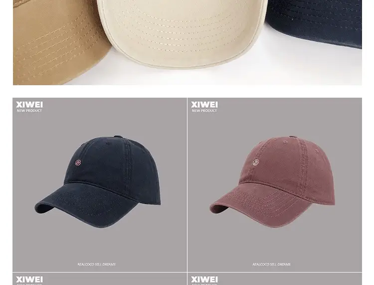 Men Tan Embroidered Baseball Cap 4 Seasons — feature 9