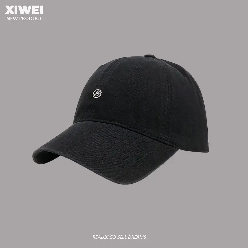 Men Tan Embroidered Baseball Cap 4 Seasons - Image 3