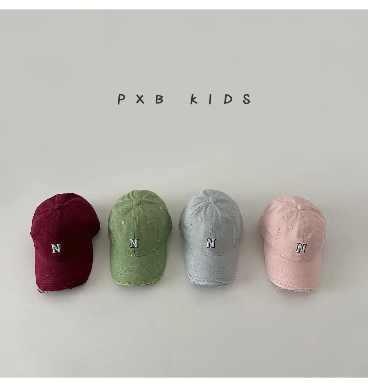 N Letter Sunscreen Cap for Boys Girls Spring Autumn — feature 14
