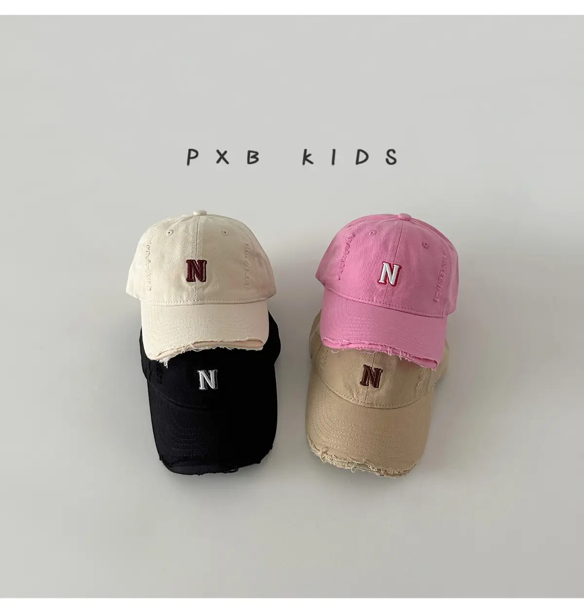 N Letter Sunscreen Cap for Boys Girls Spring Autumn — feature 15