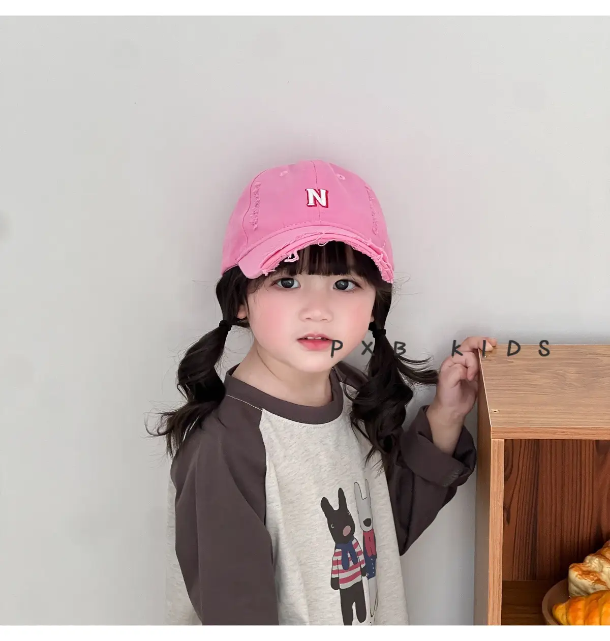 N Letter Sunscreen Cap for Boys Girls Spring Autumn — feature 3