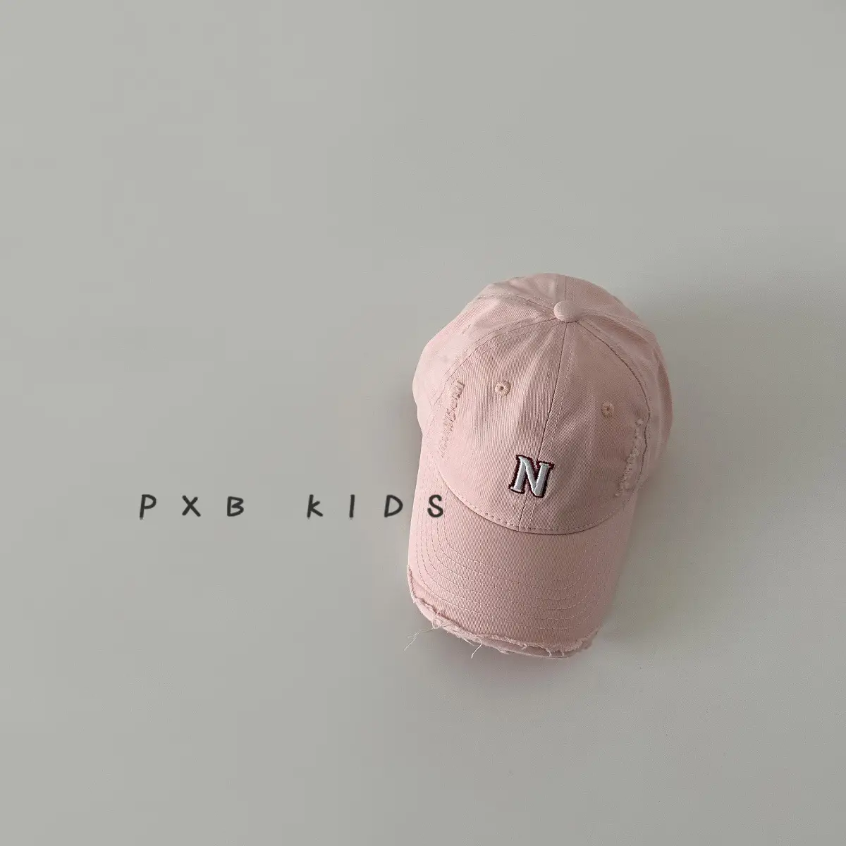 N Letter Sunscreen Cap for Boys Girls Spring Autumn - Image 2