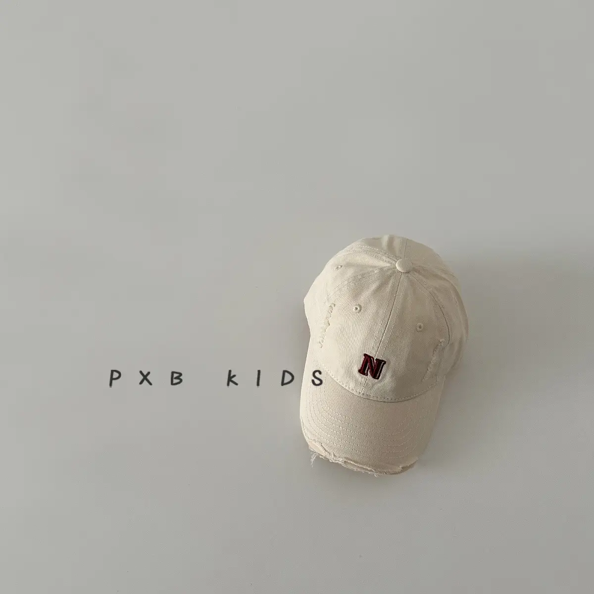 N Letter Sunscreen Cap for Boys Girls Spring Autumn - Image 3