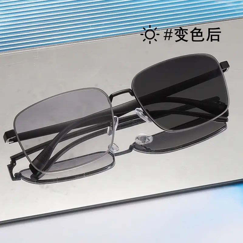 Men's Light-Sensitive Polarized Sunglasses UV400 Nylon - Image 6