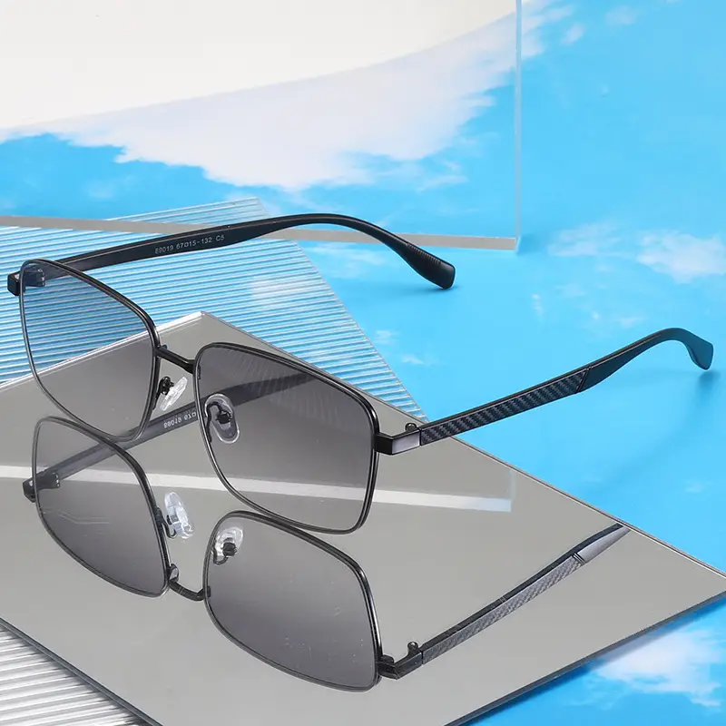 Men's Light-Sensitive Polarized Sunglasses UV400 Nylon - Image 8