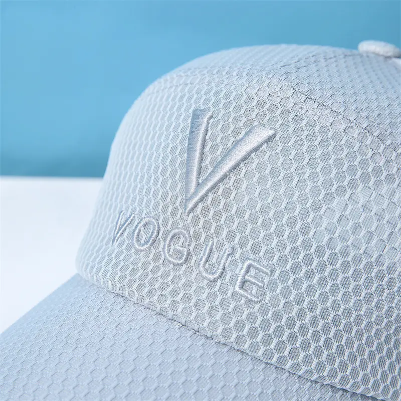 White Mesh Retractable Sun Hat with Brim — feature 15