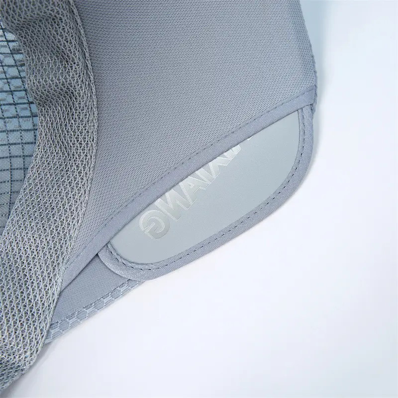 White Mesh Retractable Sun Hat with Brim — feature 17