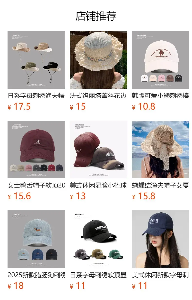 Big Head Face Showing Small Hat for Women Men Casual Baseball Cap — feature 1