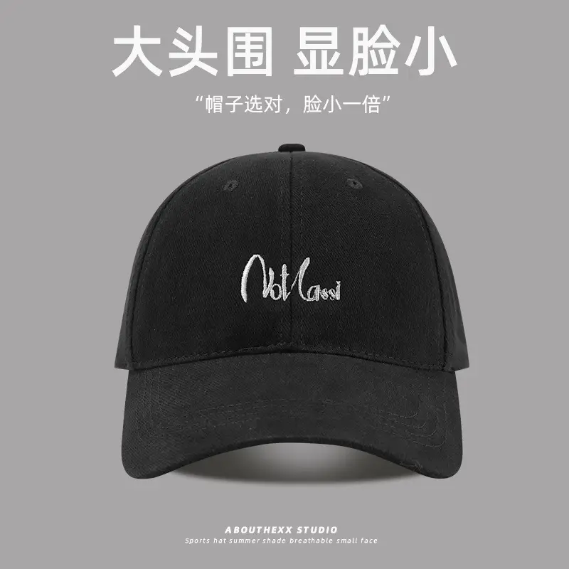 Big Head Face Showing Small Hat for Women Men Casual Baseball Cap - Image 2