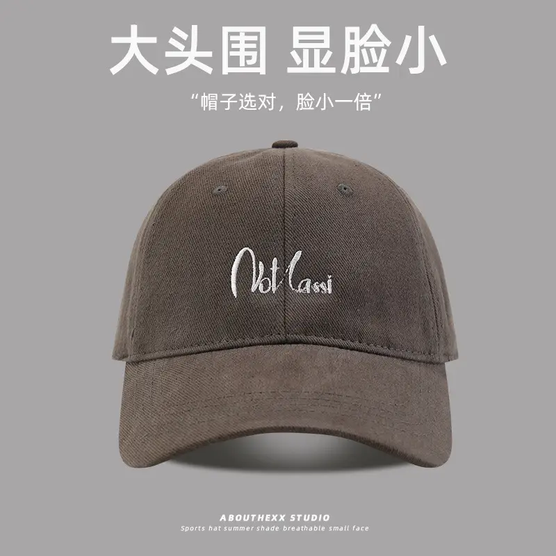 Big Head Face Showing Small Hat for Women Men Casual Baseball Cap - Image 7