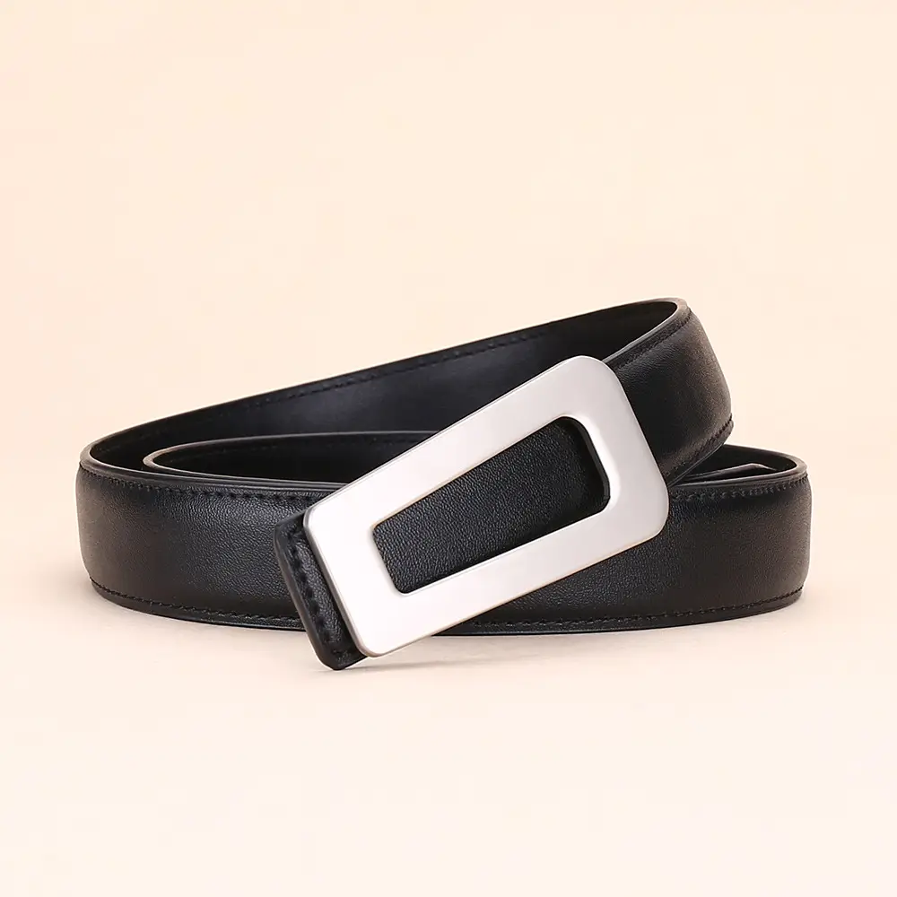 Women's Leather Belt High-End Business Suit Style - Image 9