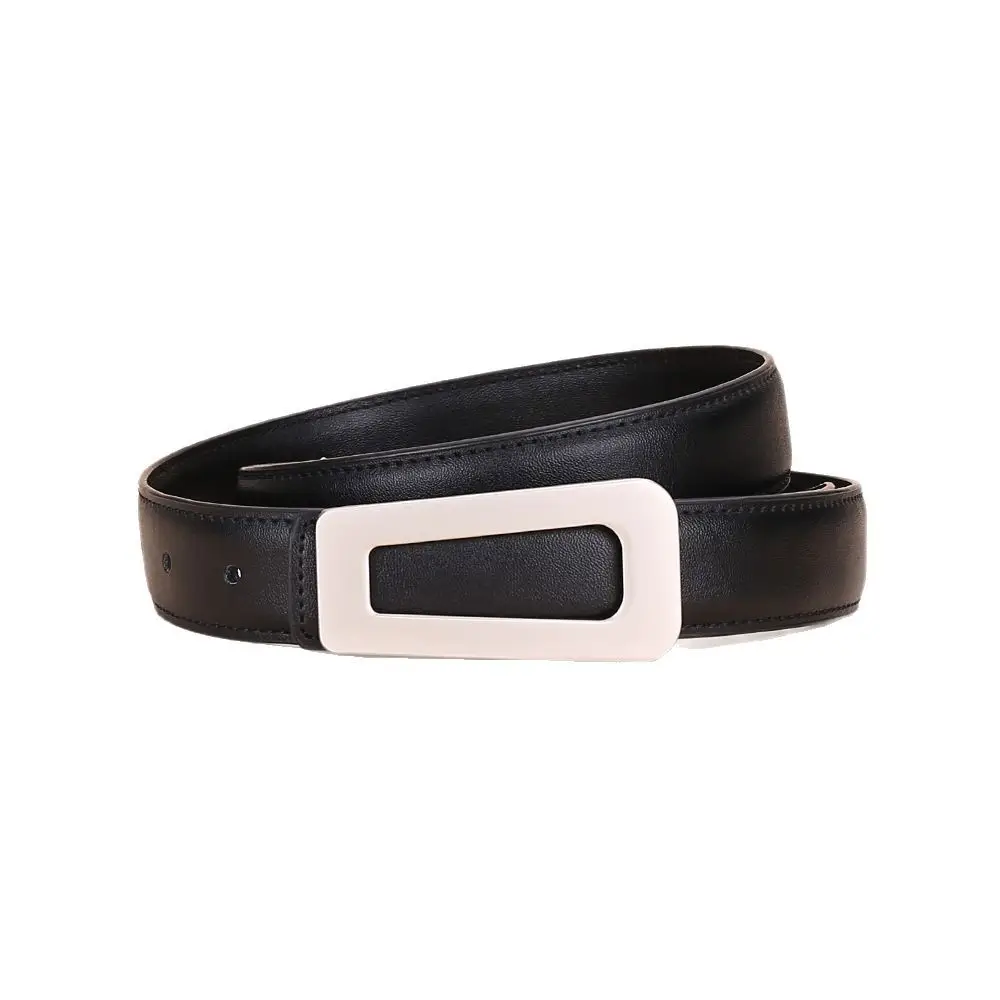 Women's Leather Belt High-End Business Suit Style - Image 11