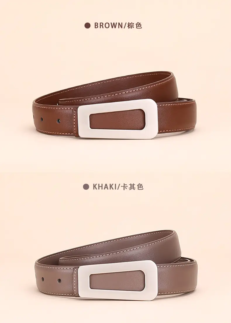 Women's Leather Belt High-End Business Suit Style — feature 12