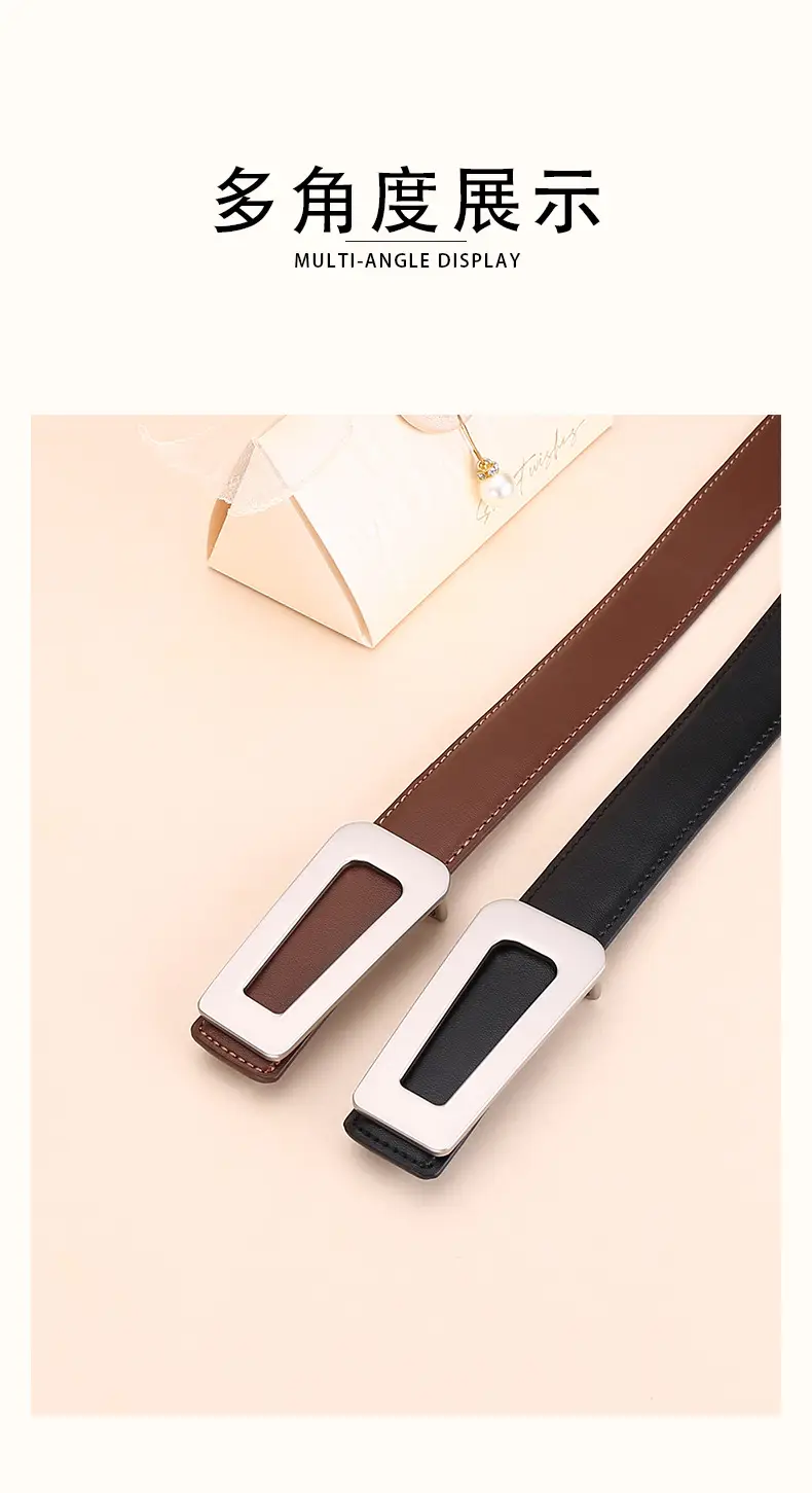 Women's Leather Belt High-End Business Suit Style — feature 15