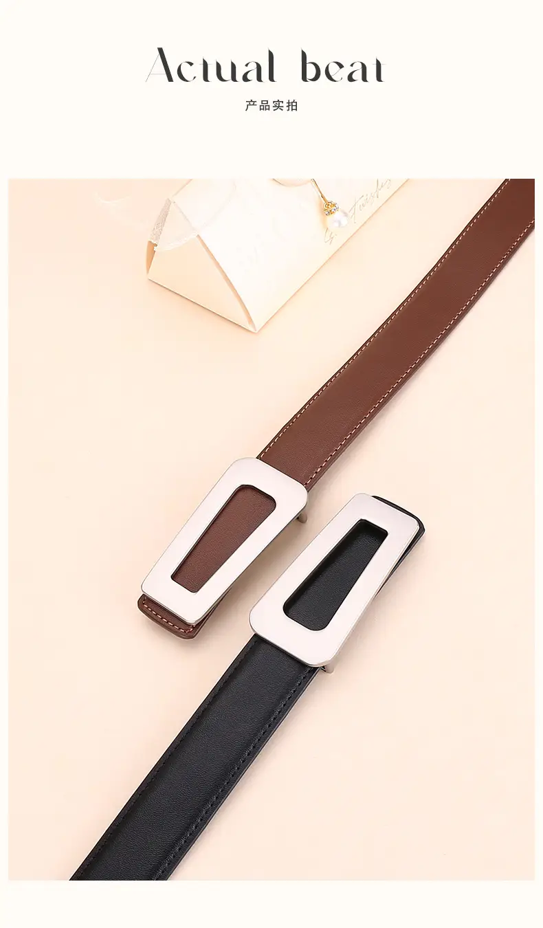 Women's Leather Belt High-End Business Suit Style — feature 17