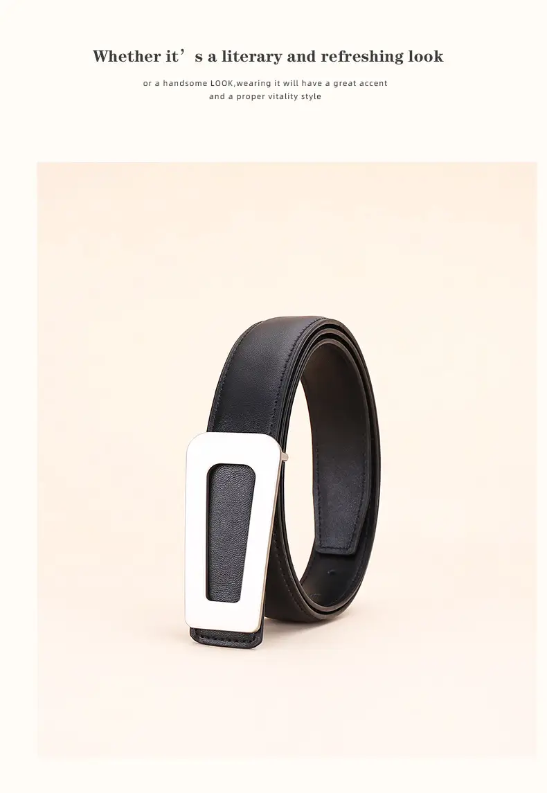 Women's Leather Belt High-End Business Suit Style — feature 20