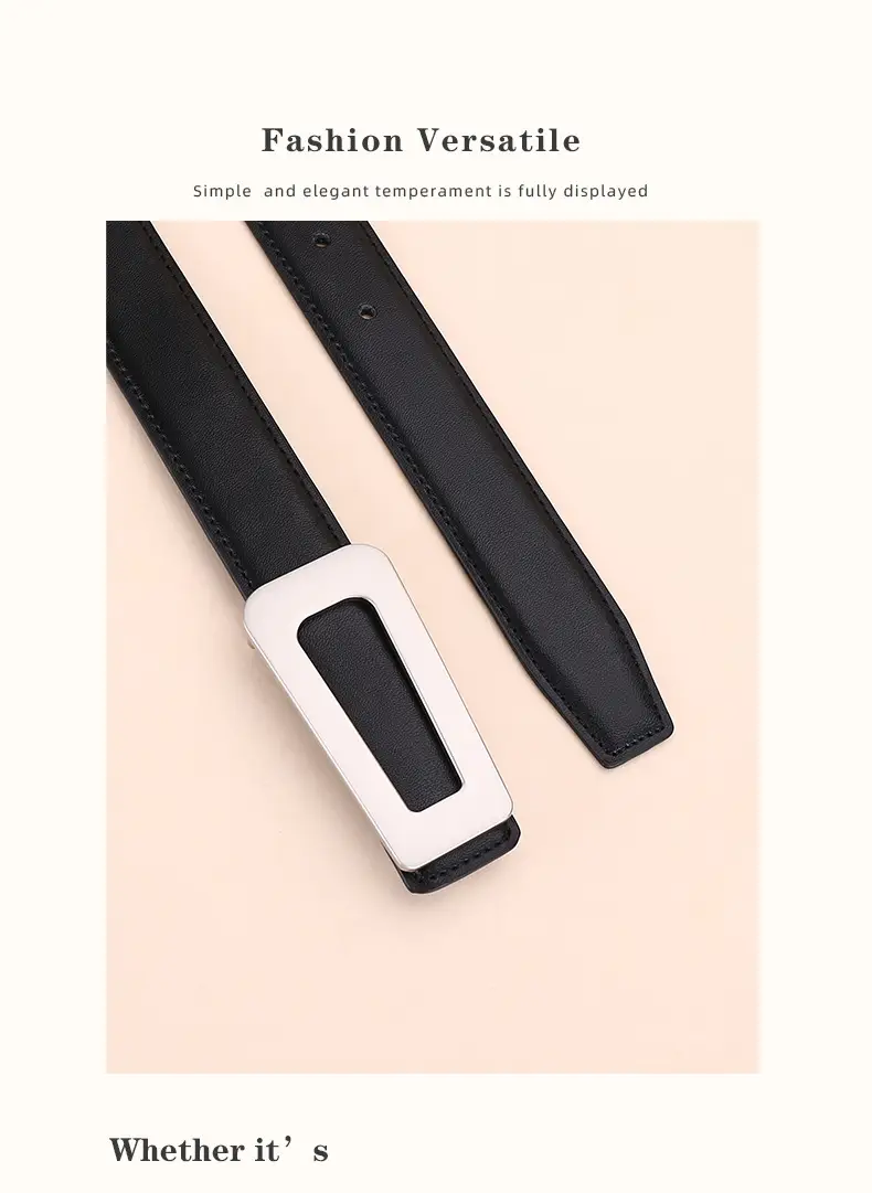 Women's Leather Belt High-End Business Suit Style — feature 22