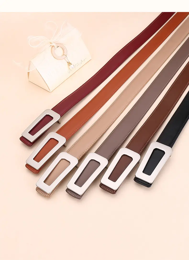 Women's Leather Belt High-End Business Suit Style — feature 23