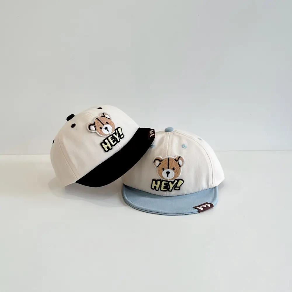 Baby Bear Hats Spring Autumn Cute Beaded Caps - Image 6
