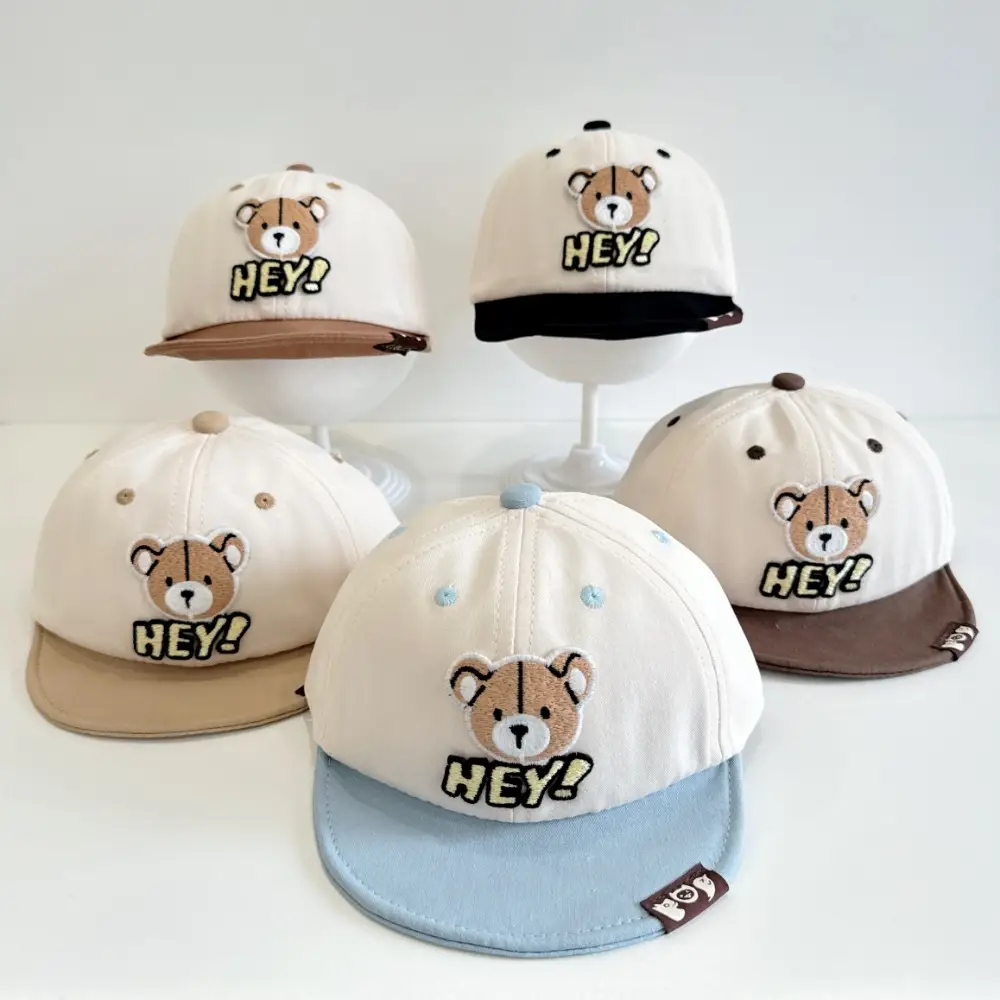 Baby Bear Hats Spring Autumn Cute Beaded Caps — feature 2
