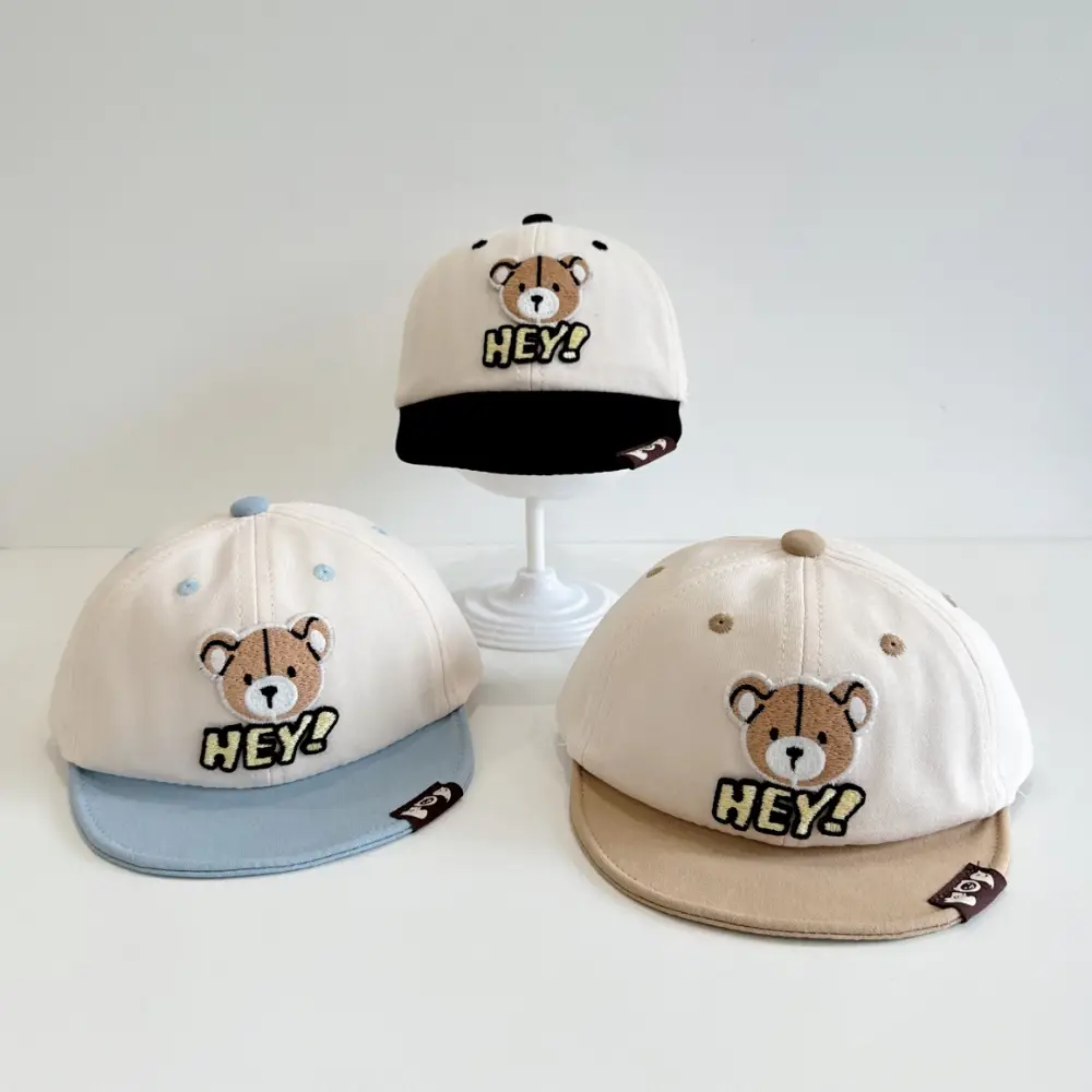 Baby Bear Hats Spring Autumn Cute Beaded Caps — feature 4