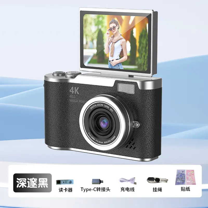 4K Digital Camera High Pixel HD Self-timer Uploadable Mobile Phone Student Travel Photography Retro ccd