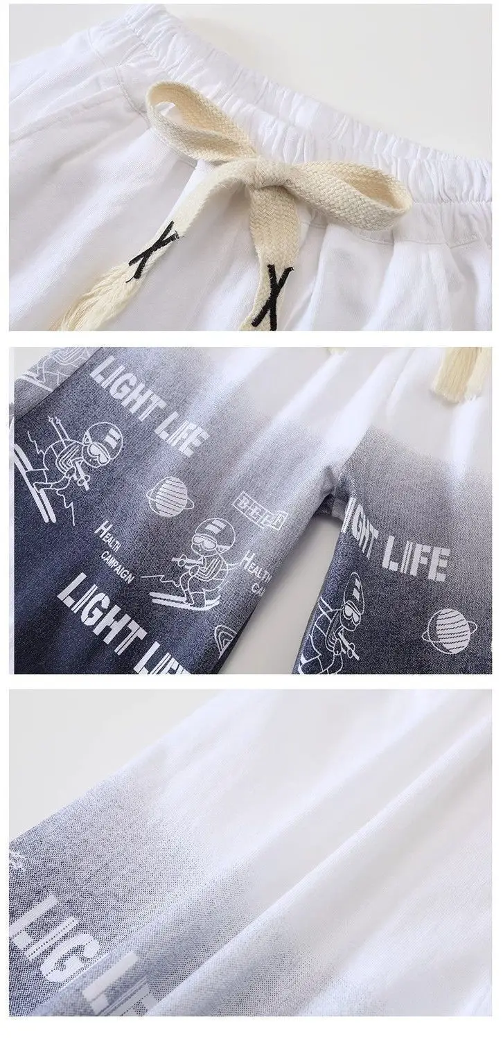 Kids Boys Printed T-Shirt Shorts Set Summer Cool Fashion — feature 10