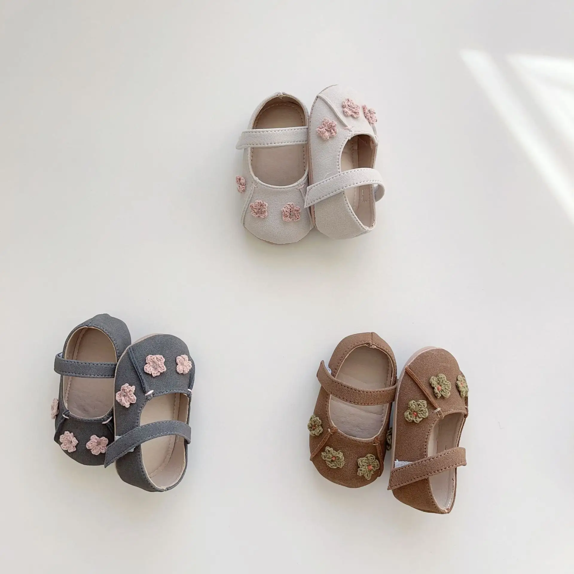 Baby Bow Shoes Brown Non-Slip Soft Sole — feature 14