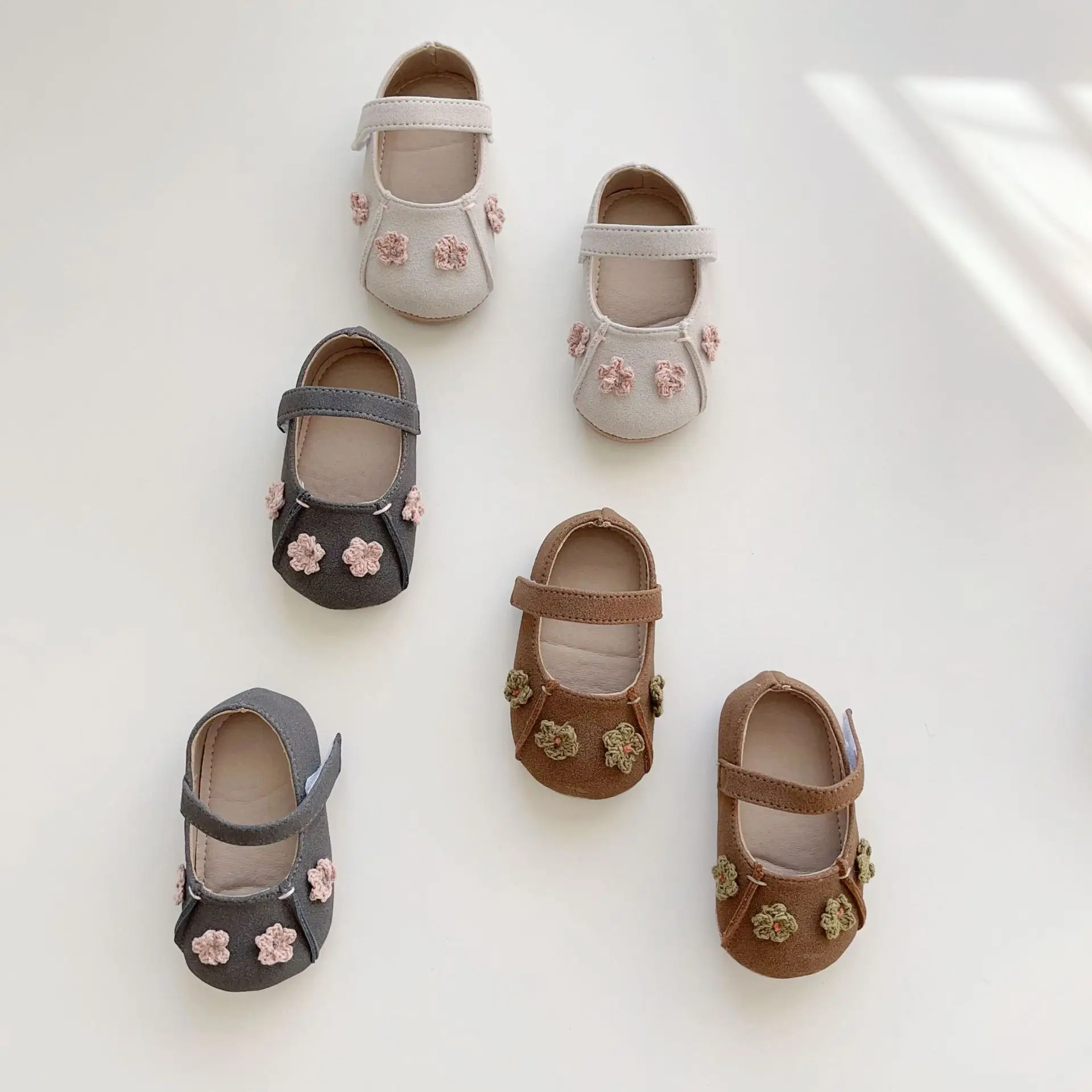Baby Bow Shoes Brown Non-Slip Soft Sole — feature 16