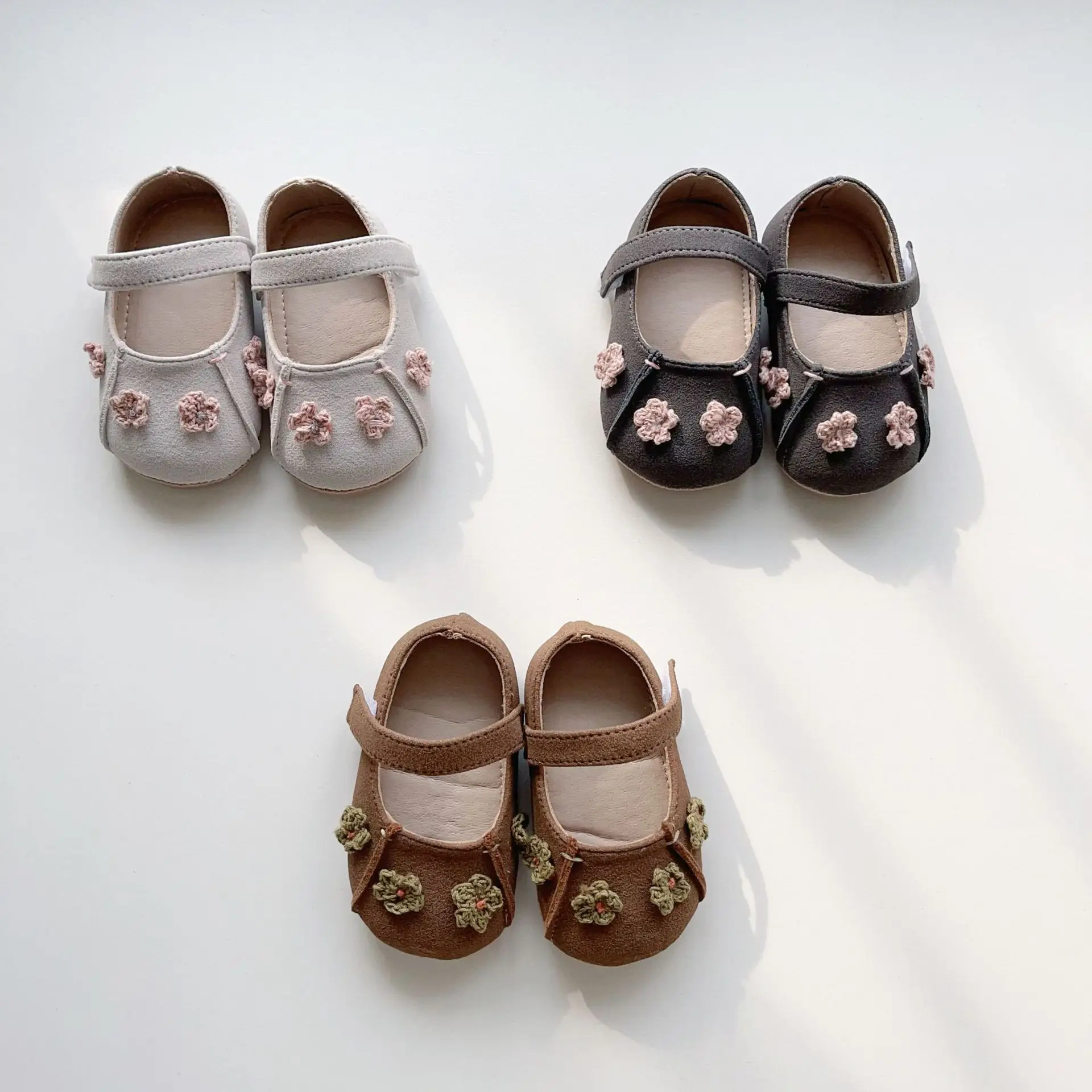 Baby Bow Shoes Brown Non-Slip Soft Sole — feature 18