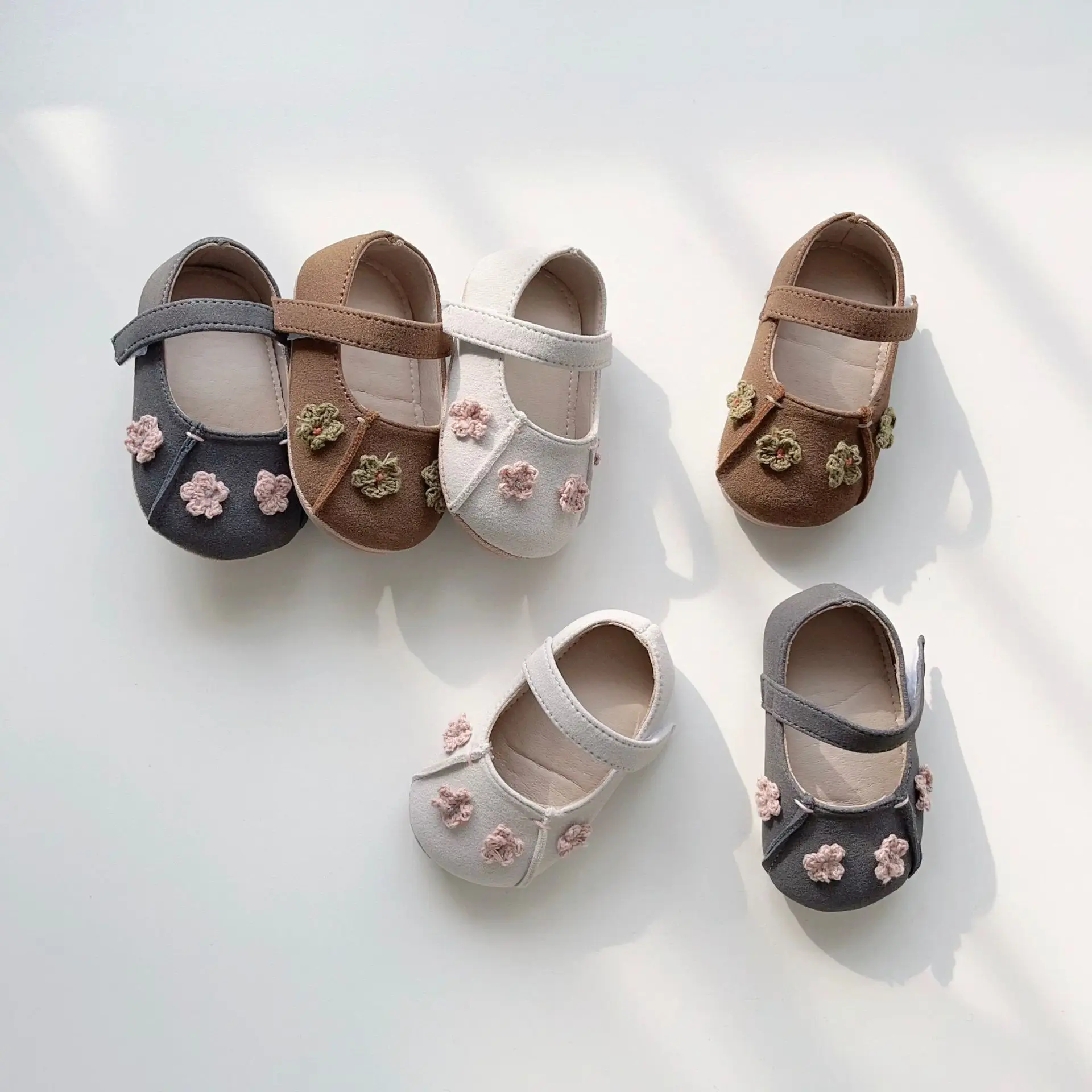 Baby Bow Shoes Brown Non-Slip Soft Sole — feature 22