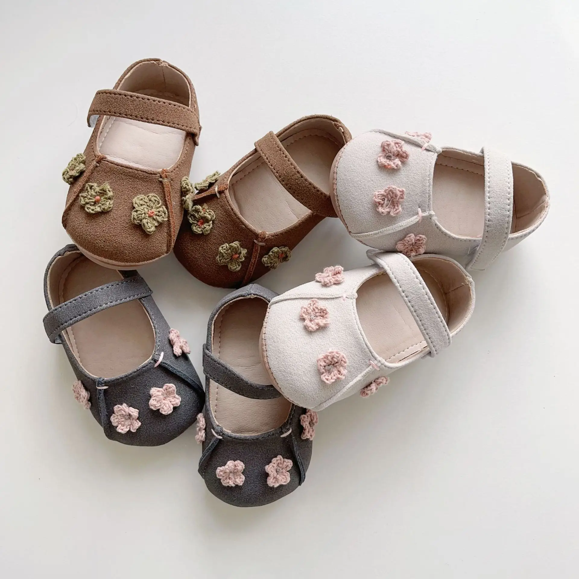 Baby Bow Shoes Brown Non-Slip Soft Sole — feature 24