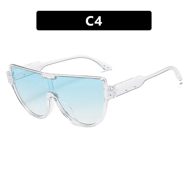 Women's Black Slimming Face Sunglasses C6
