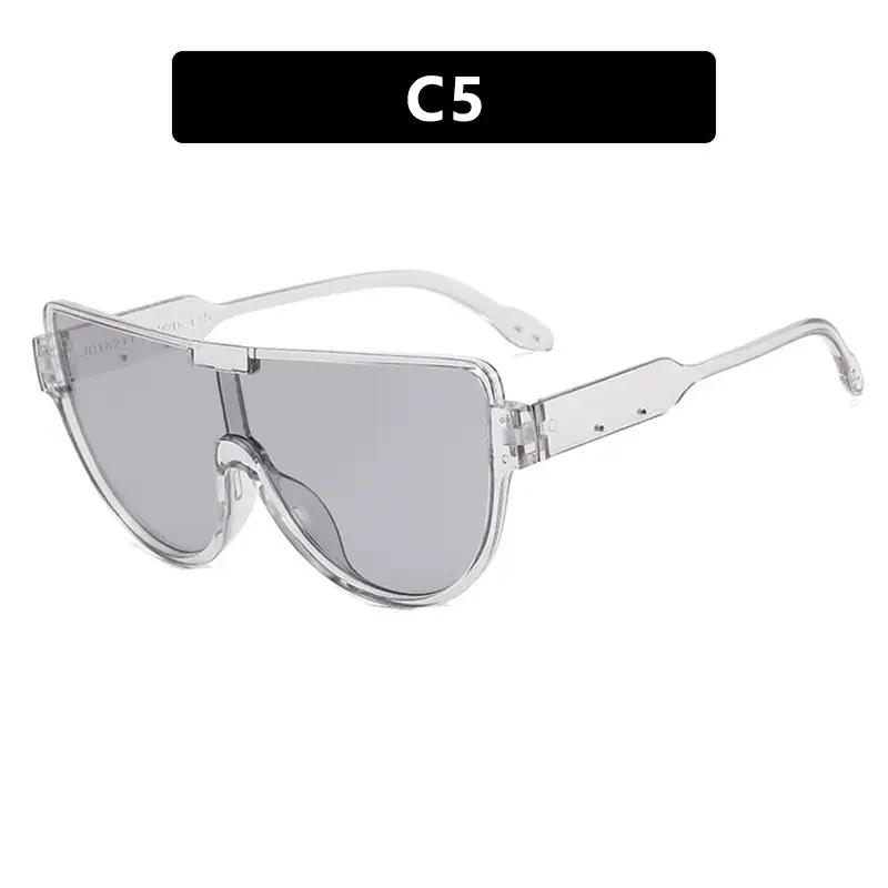 Women's Black Slimming Face Sunglasses C6