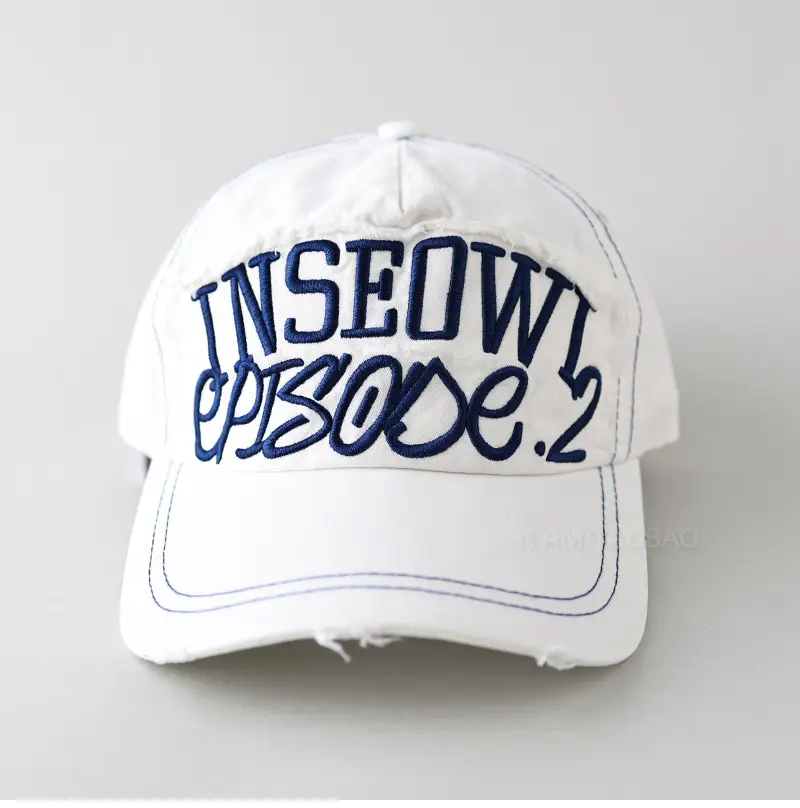 Korean Style Three-Dimensional Letter Embroidered Baseball Cap Men Women — feature 3