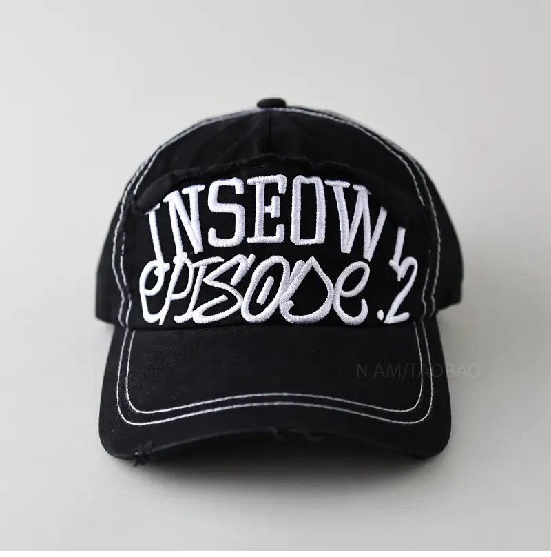 Korean Style Three-Dimensional Letter Embroidered Baseball Cap Men Women — feature 5