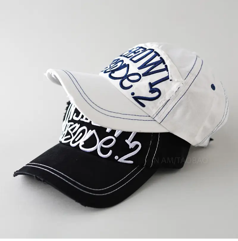 Korean Style Three-Dimensional Letter Embroidered Baseball Cap Men Women — feature 6