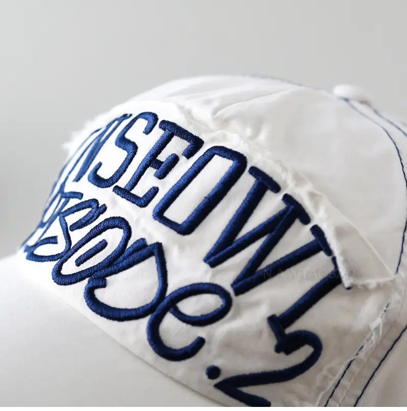 Korean Style Three-Dimensional Letter Embroidered Baseball Cap Men Women — feature 7