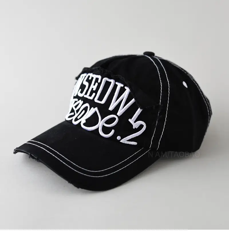 Korean Style Three-Dimensional Letter Embroidered Baseball Cap Men Women - Image 2
