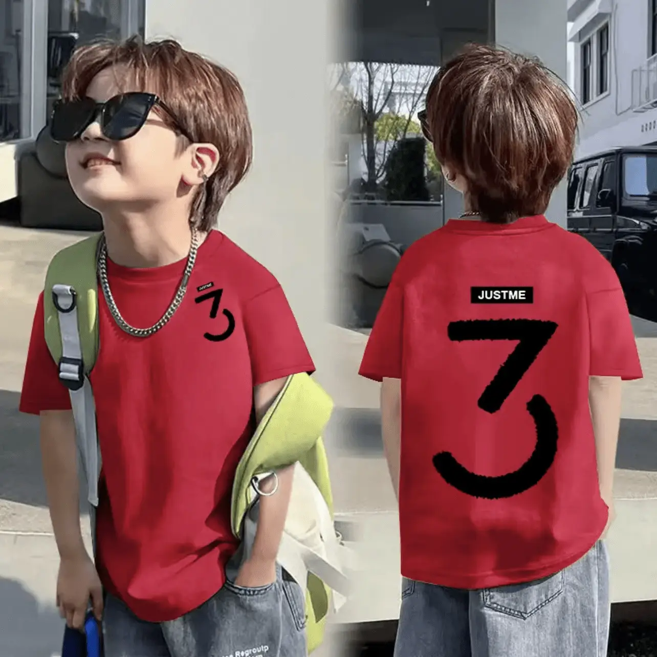 Children's Orange Astronaut T-Shirt 8-15Yr Cotton - Image 28