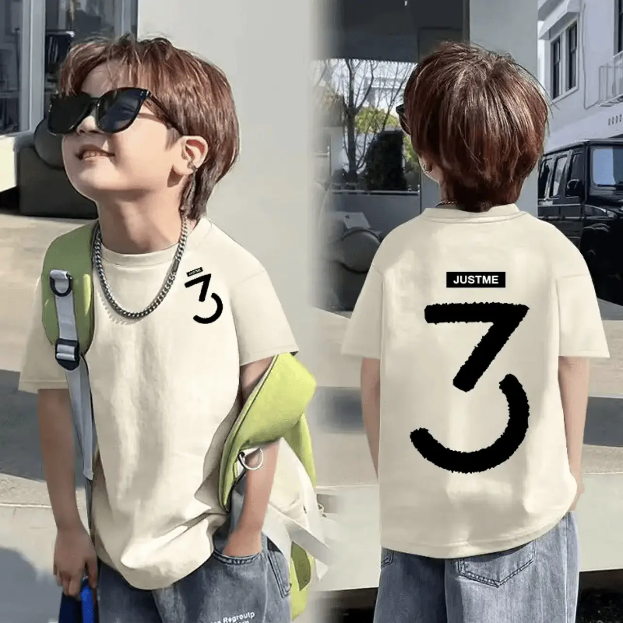 Children's Orange Astronaut T-Shirt 8-15Yr Cotton - Image 31