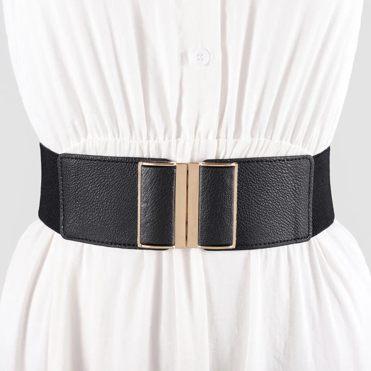 Women's Leather Belt Buckle Set Four Colors
